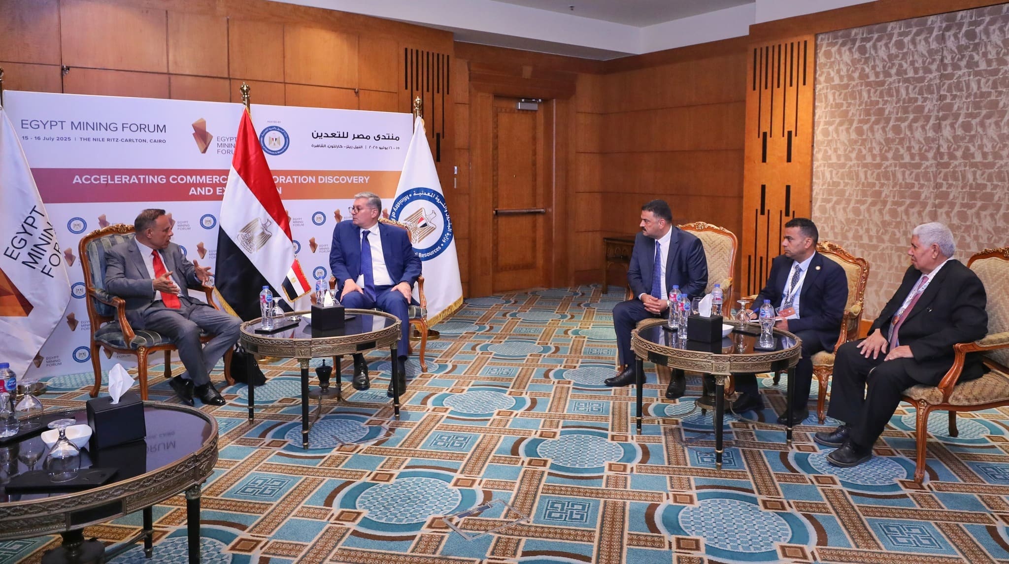 وزير البترول يستقبل رئيس مناجم النوبة لبحث توسعات الشركة المرحلة المقبلة